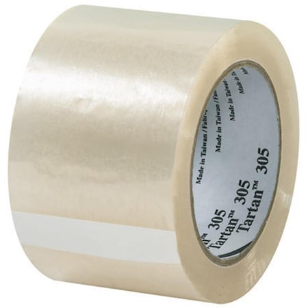 Swivel 3 in. x 110 yds. Clear 3M- 305 Carton Sealing Tape SW3354160